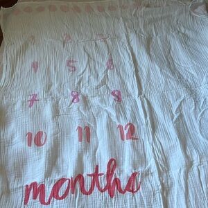 Cloud Island Month Blanket